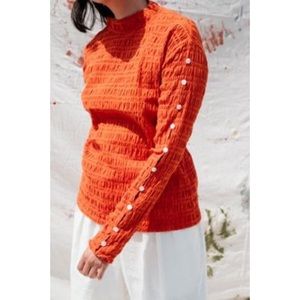 Nikki Chasin - Sima Turtleneck Persimmon Crinkle